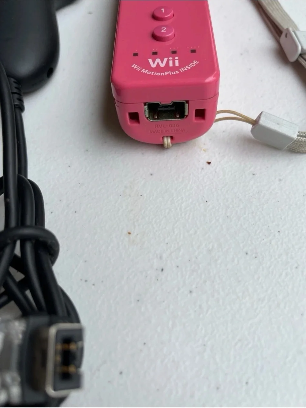 Nintendo Wii remote controller in Pink
